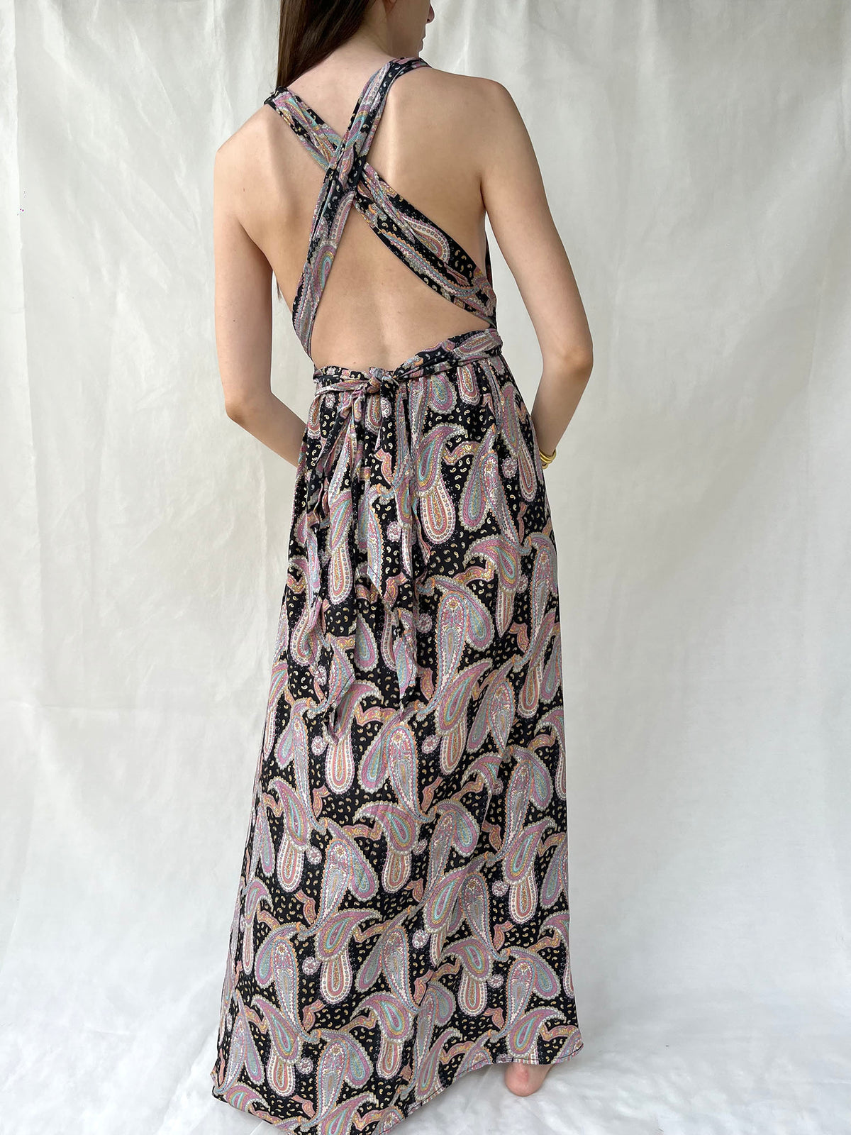 Silk Scarlett Long Dress n.11 - Bohemia Couture