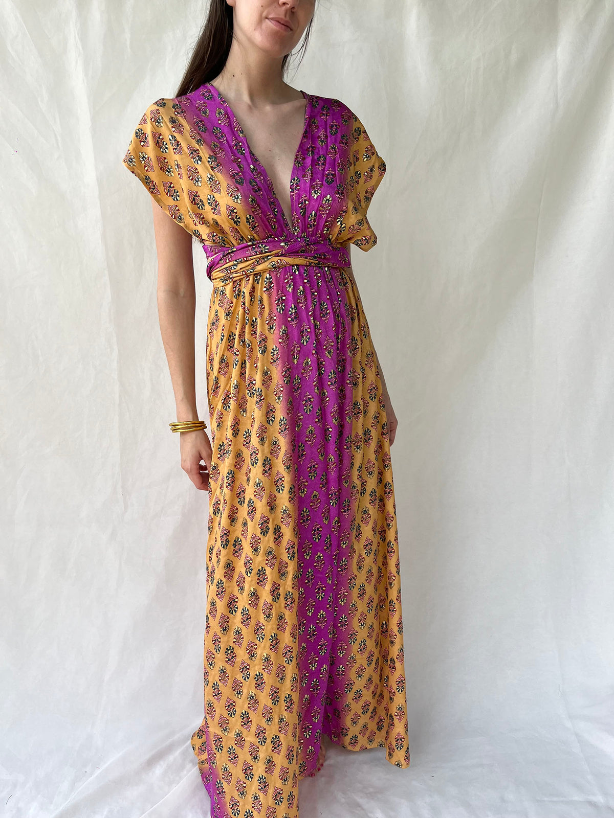 Silk Scarlett Long Dress n.9 - Bohemia Couture