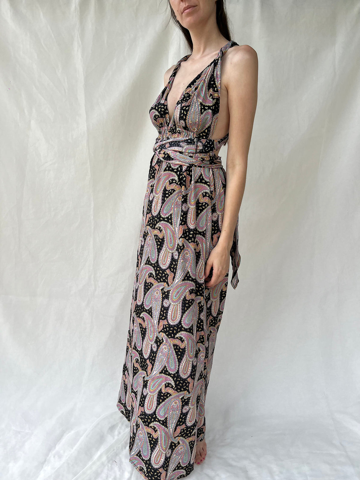 Silk Scarlett Long Dress n.11 - Bohemia Couture