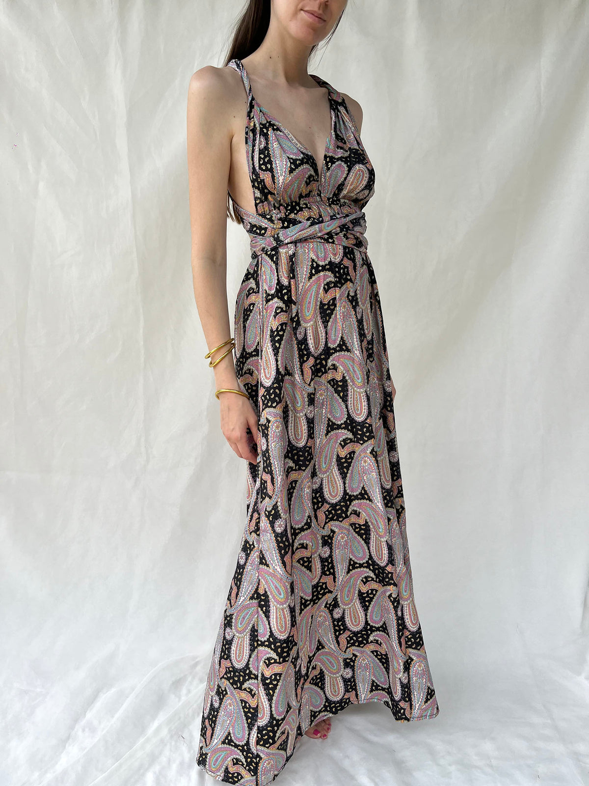 Silk Scarlett Long Dress n.11 - Bohemia Couture