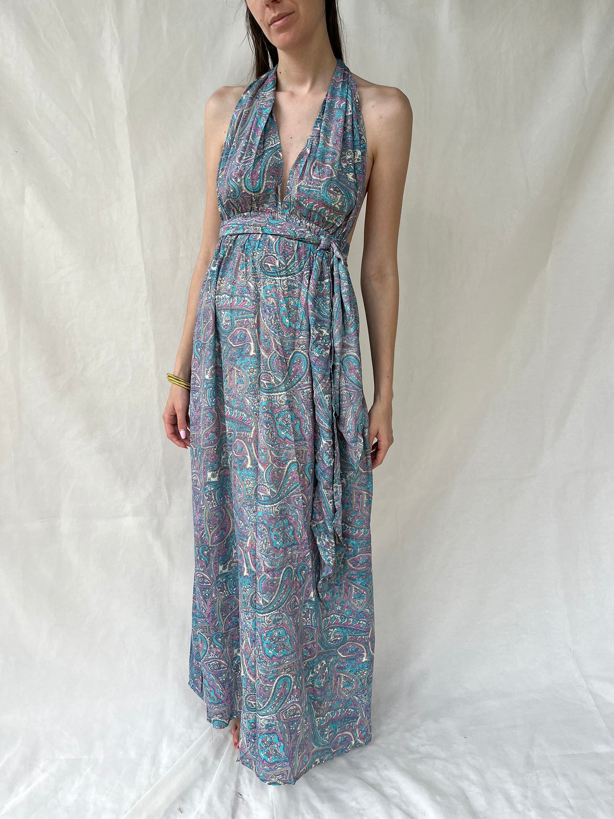 Silk Scarlett Long Dress n.12 - Bohemia Couture