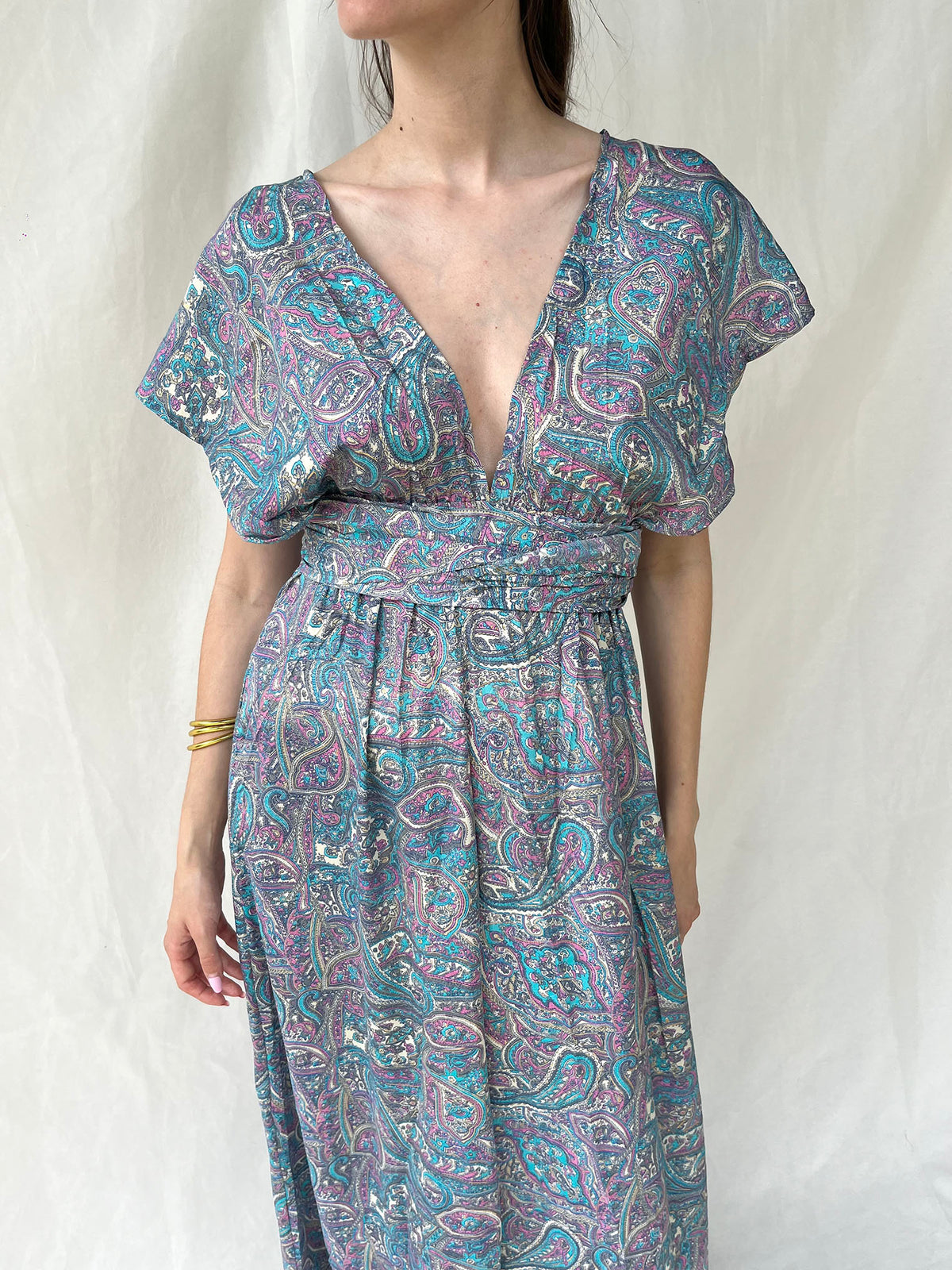 Silk Scarlett Long Dress n.12 - Bohemia Couture