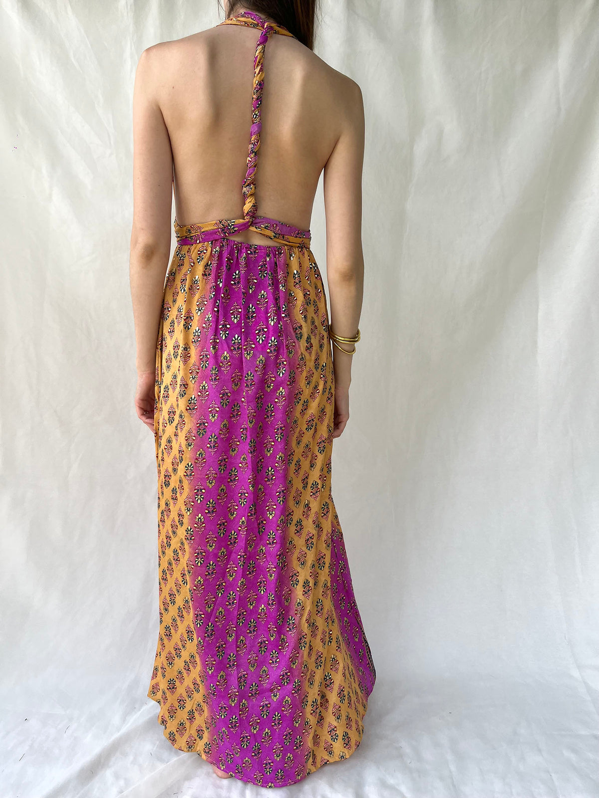 Silk Scarlett Long Dress n.9 - Bohemia Couture