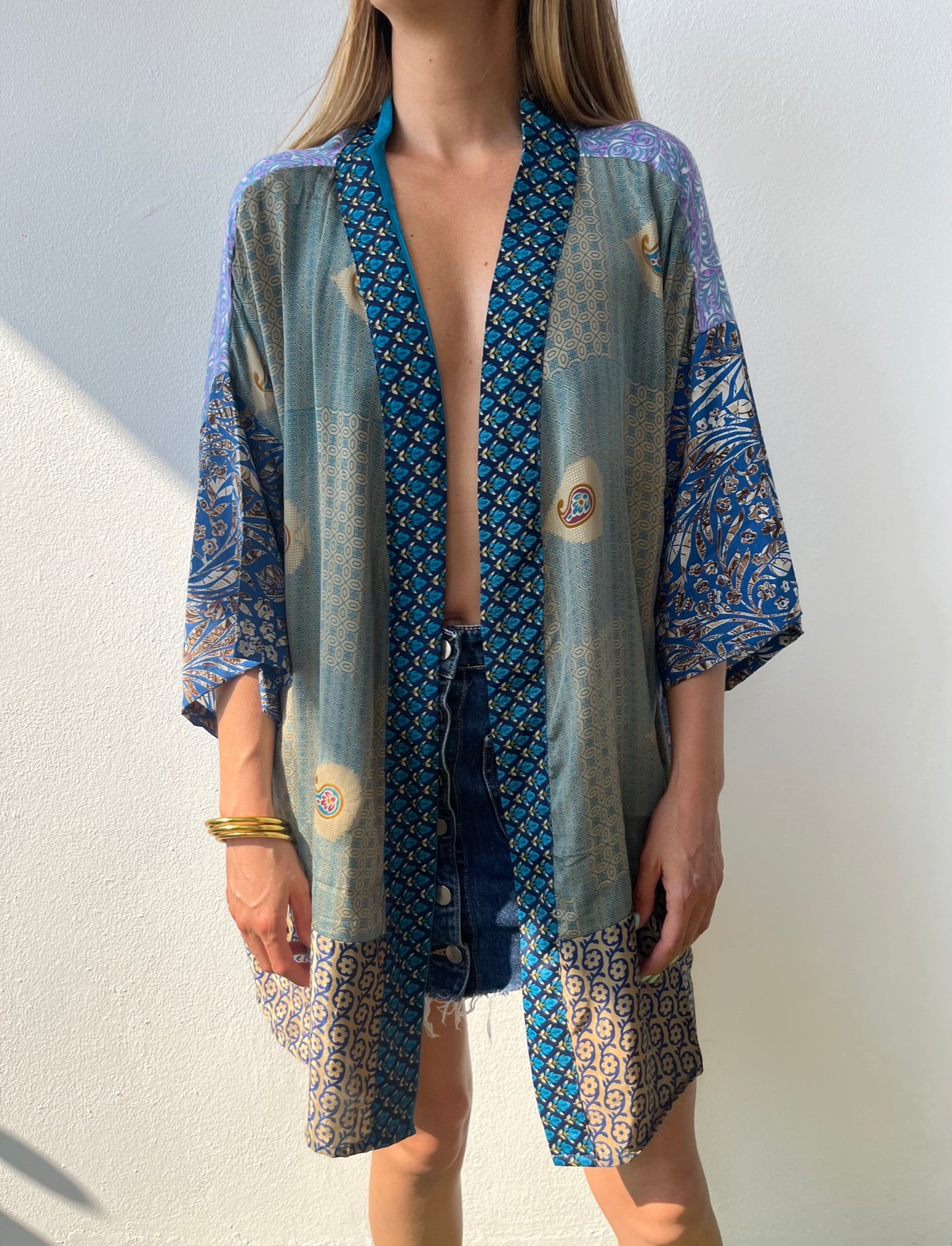Silk Short Cardigan n.182