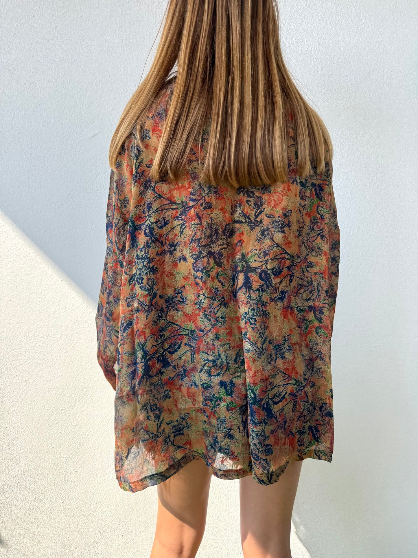 Silk Tie Dye Cardigan n.15