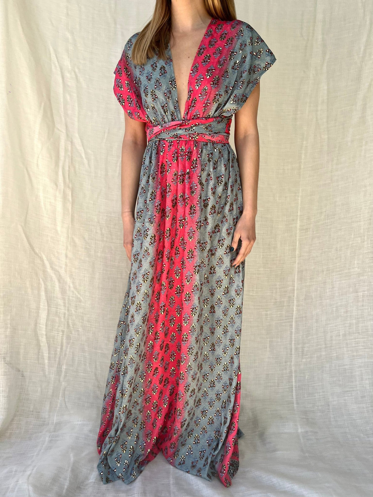 Silk Scarlett Long Dress n.8 - Bohemia Couture