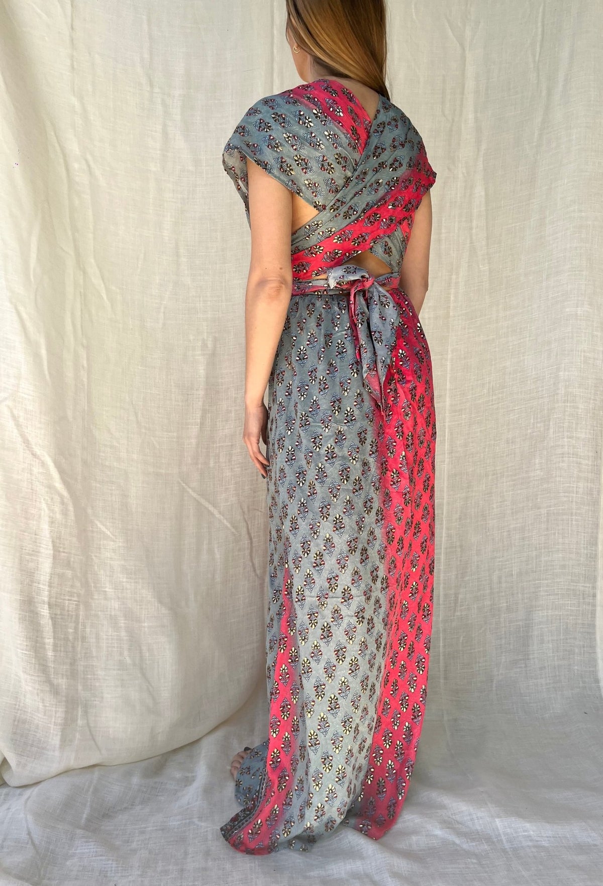 Silk Scarlett Long Dress n.8 - Bohemia Couture