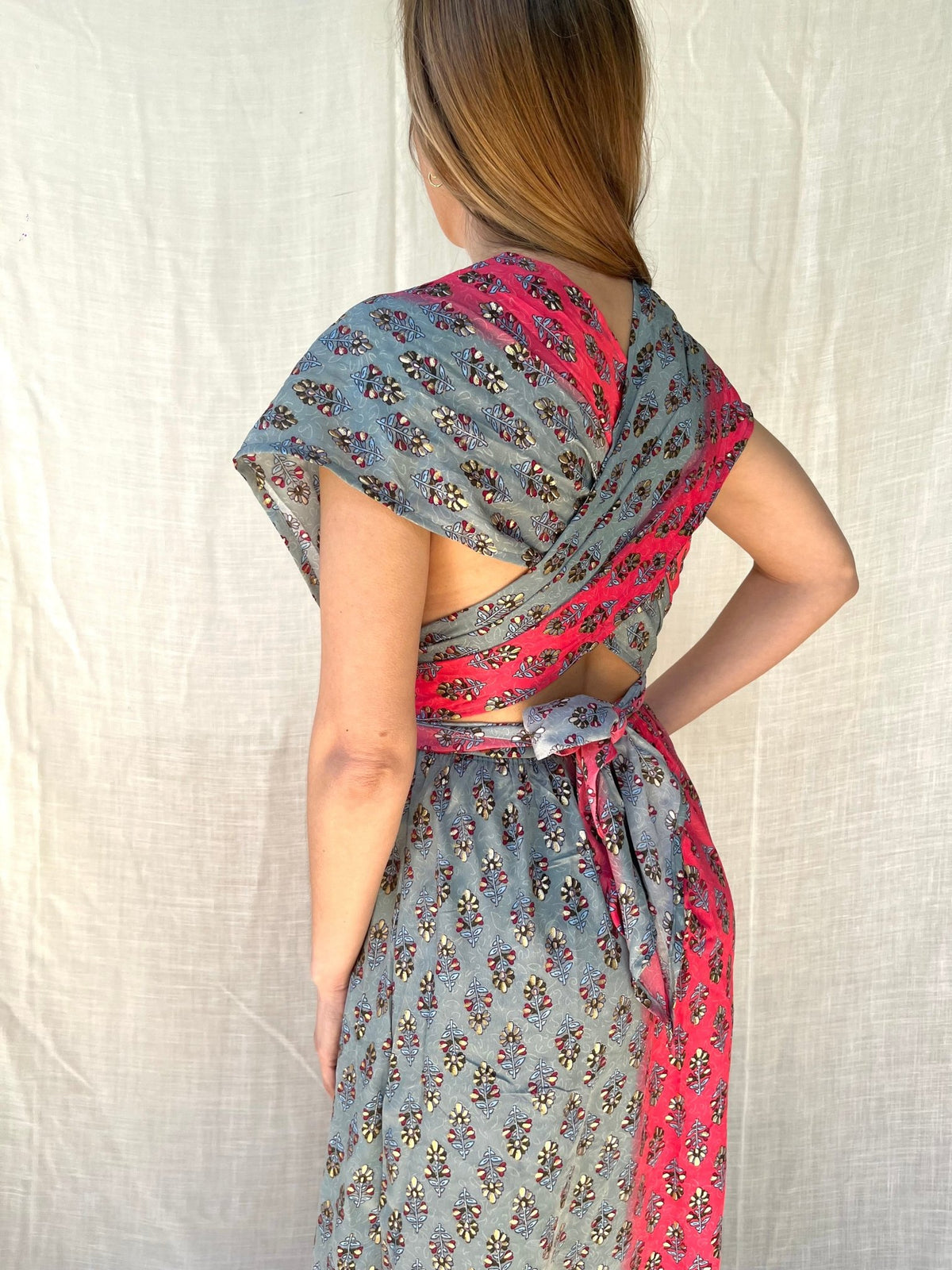 Silk Scarlett Long Dress n.8 - Bohemia Couture
