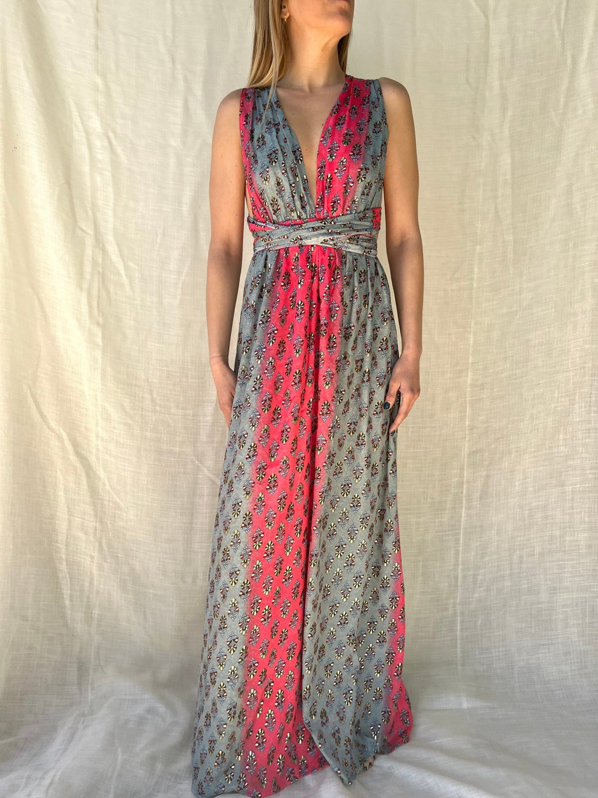 Silk Scarlett Long Dress n.8 - Bohemia Couture