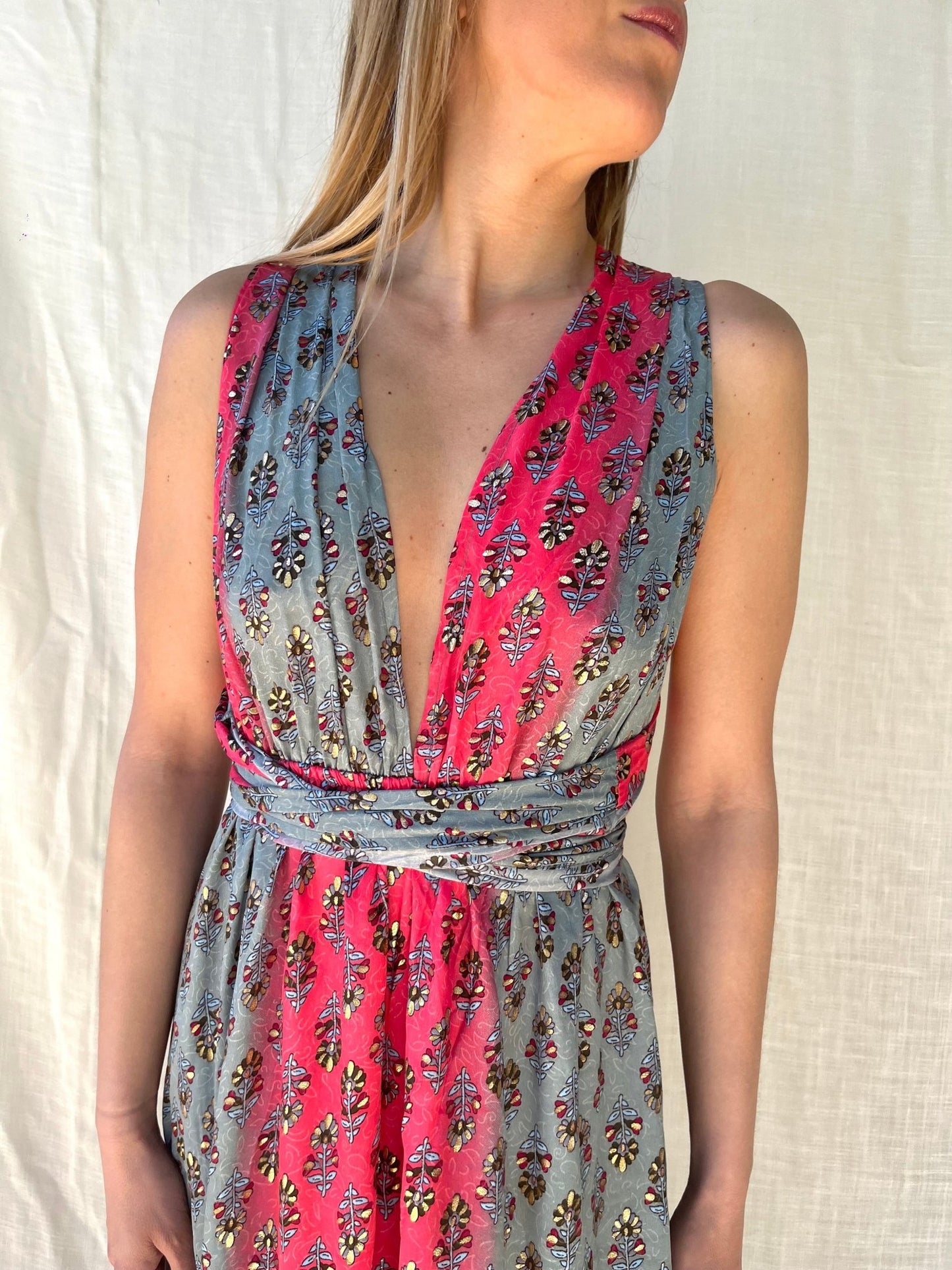 Silk Scarlett Long Dress n.8 - Bohemia Couture