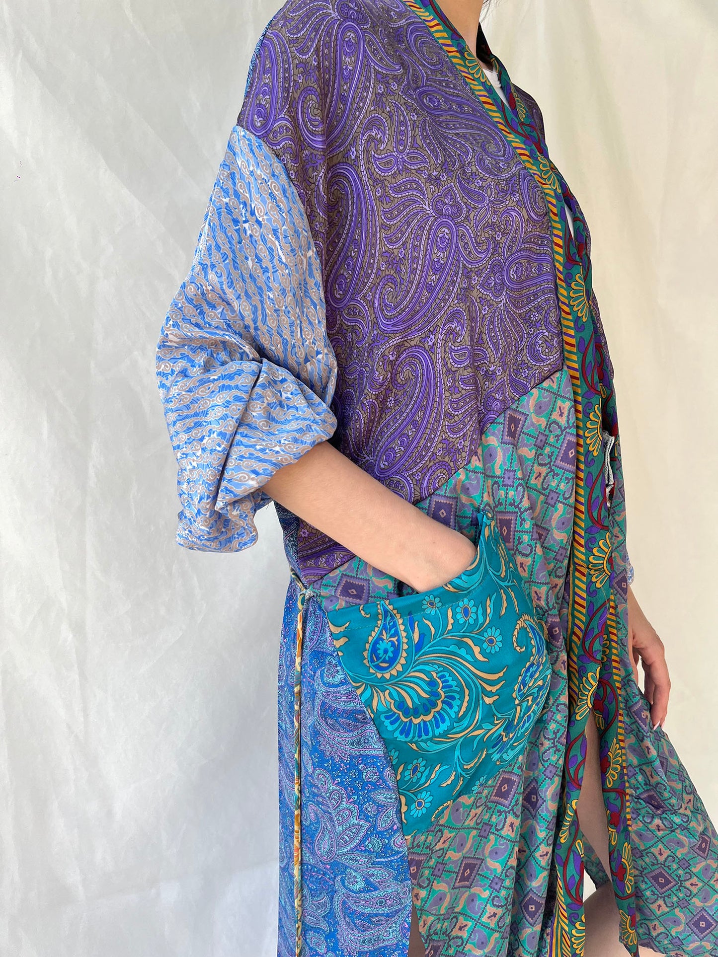 Silk Long Cardigan n.35