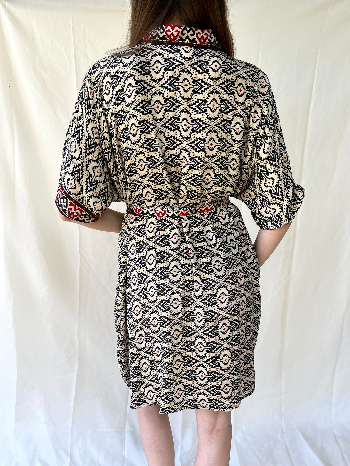 Silk Oversize Shirt Dress n.10