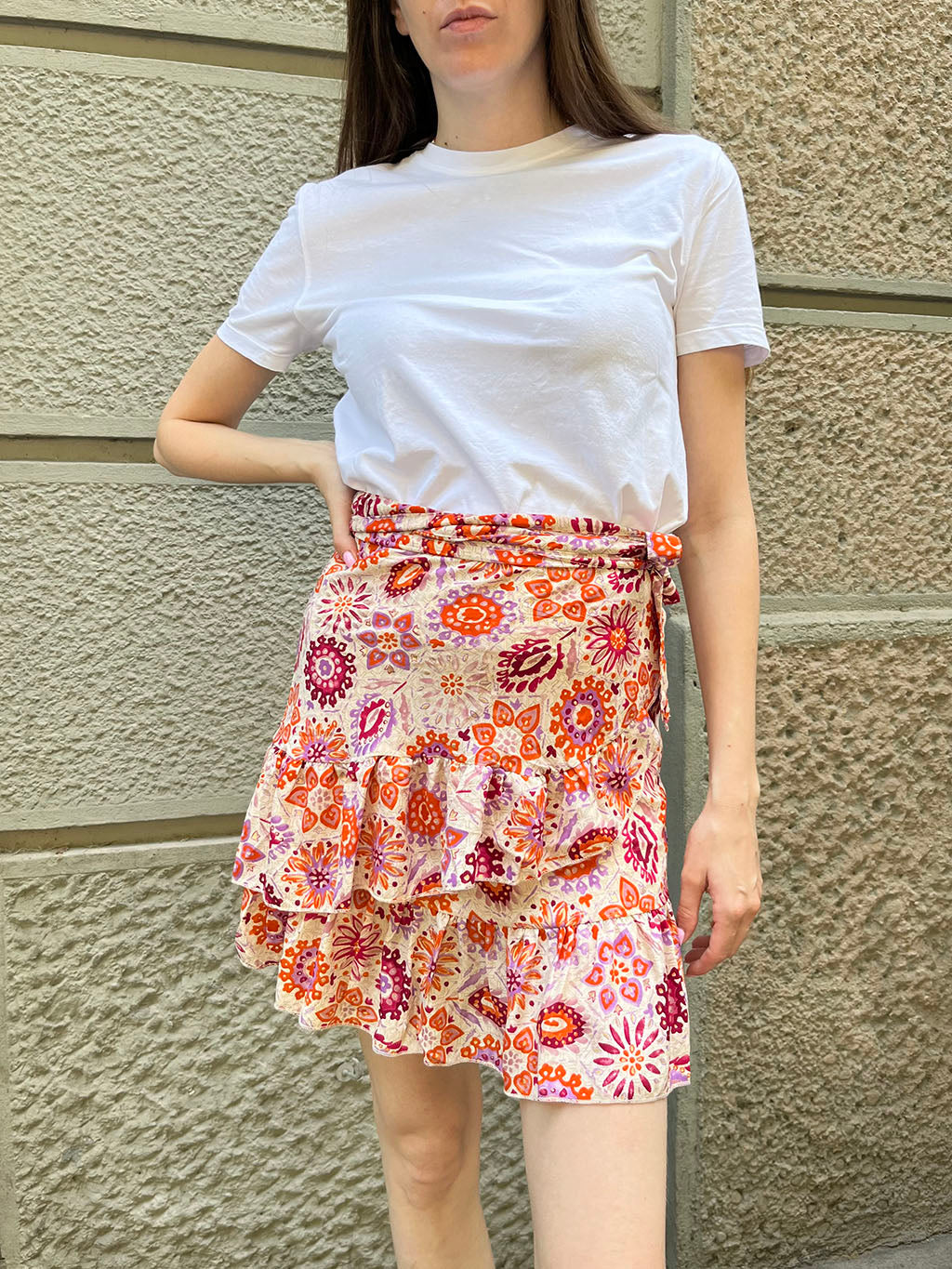 Silk Rio Mini Skirt n.25