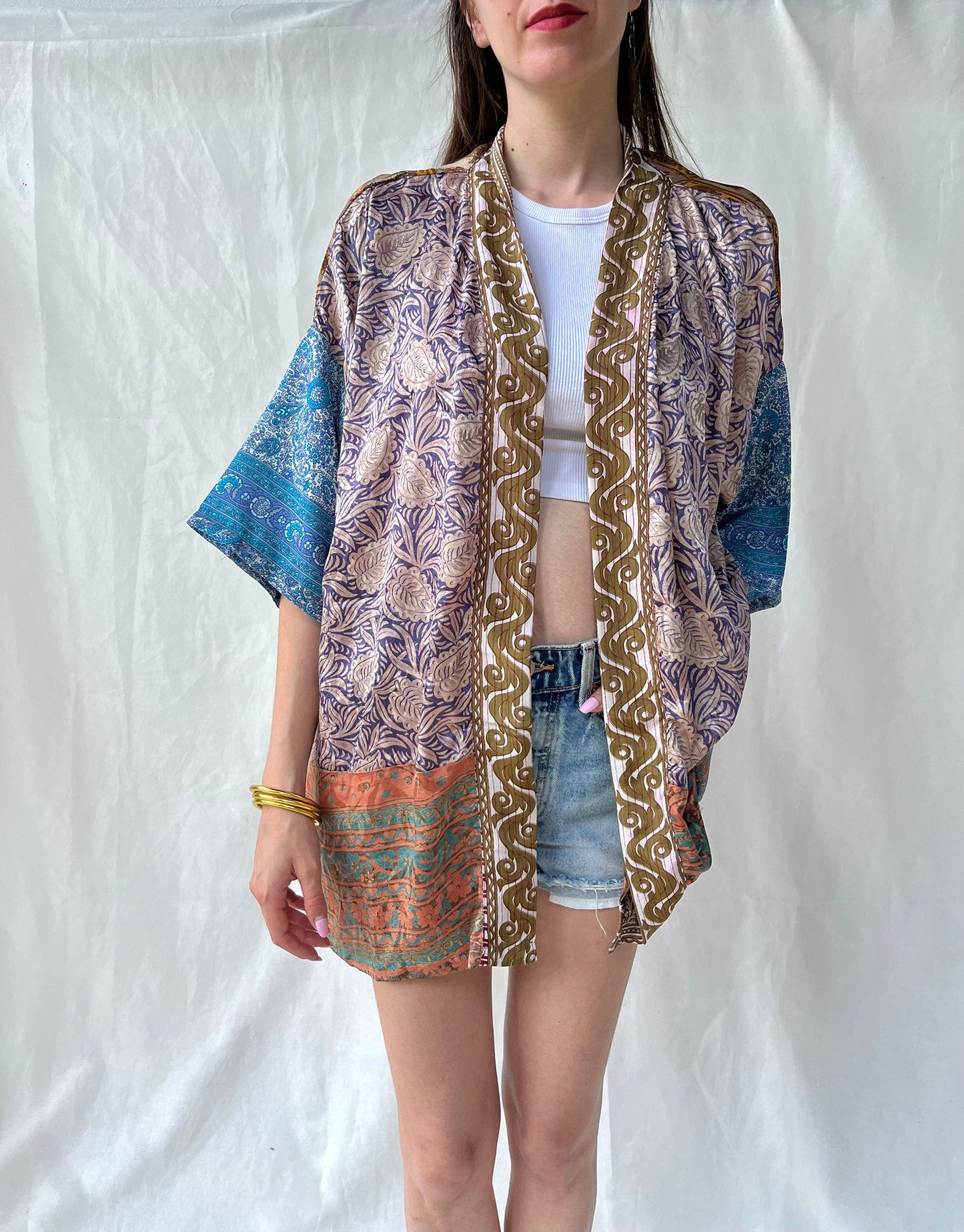 Silk Short Cardigan n.170