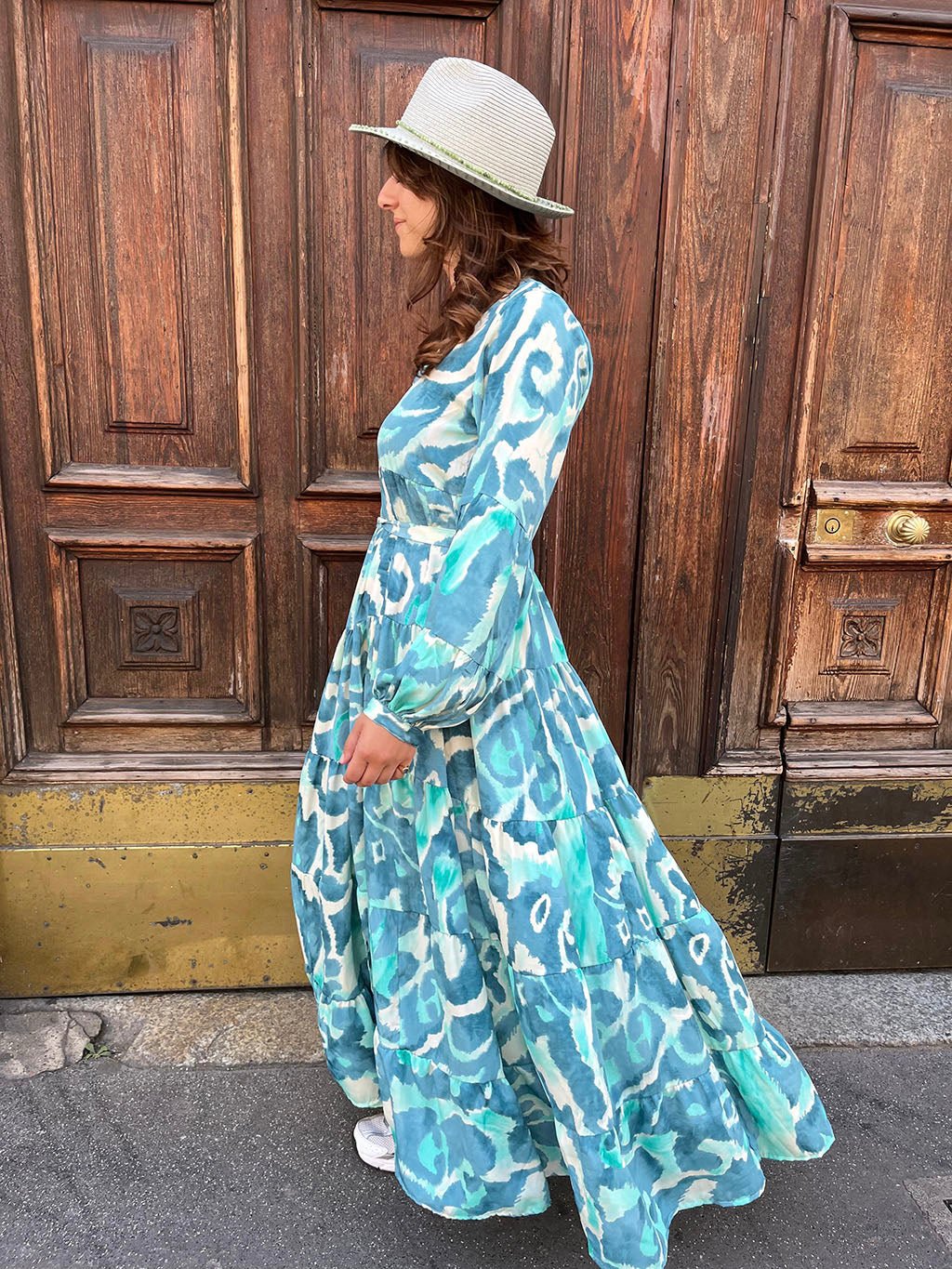 Silk St. Barth Long Dress n.13 - Bohemia Couture