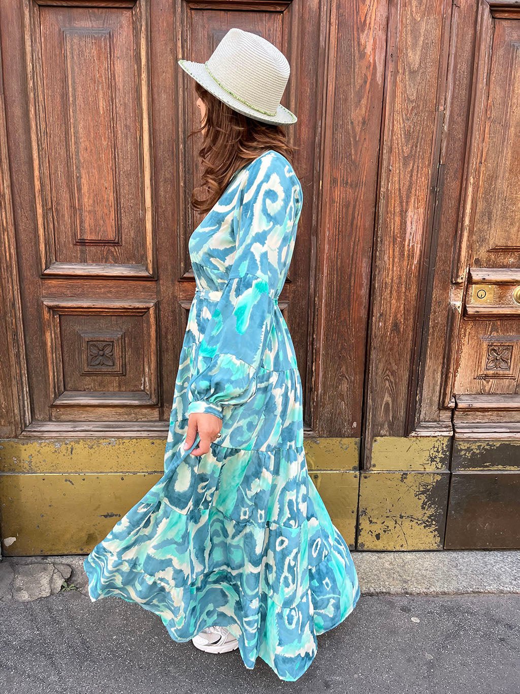 Silk St. Barth Long Dress n.13 - Bohemia Couture