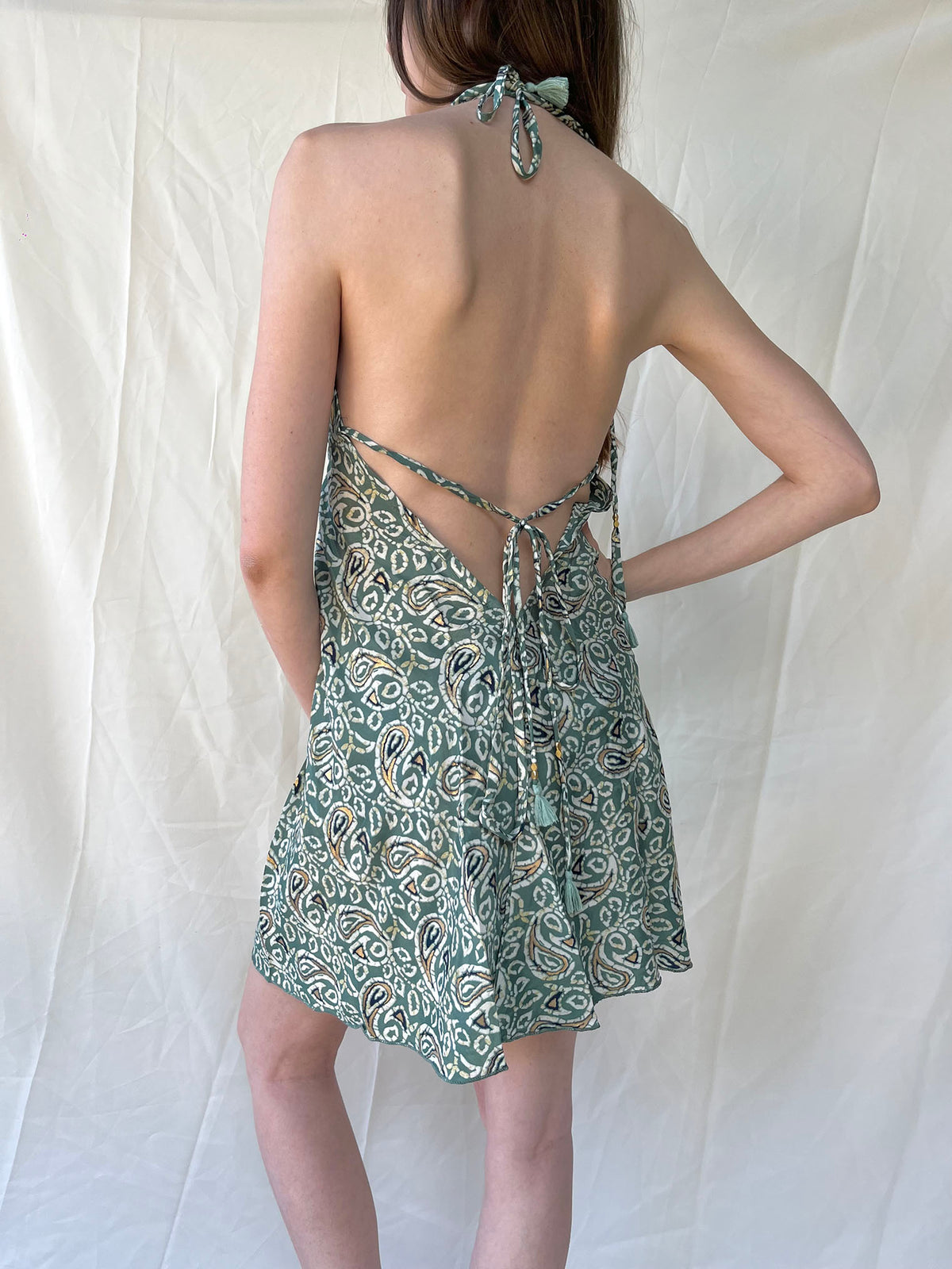 Silk Venus Short Dress n.11 - Bohemia Couture