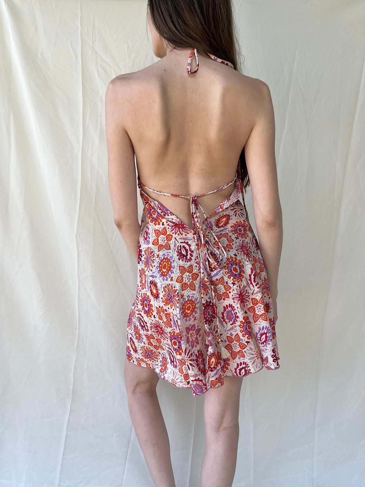 Silk Venus Short Dress n.10 - Bohemia Couture