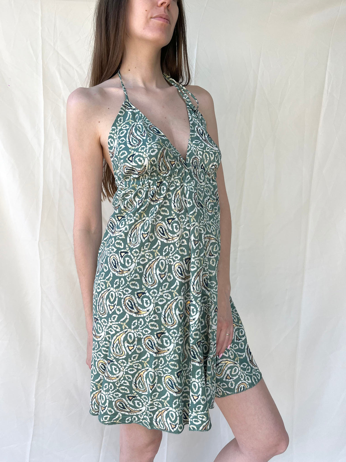 Silk Venus Short Dress n.11 - Bohemia Couture
