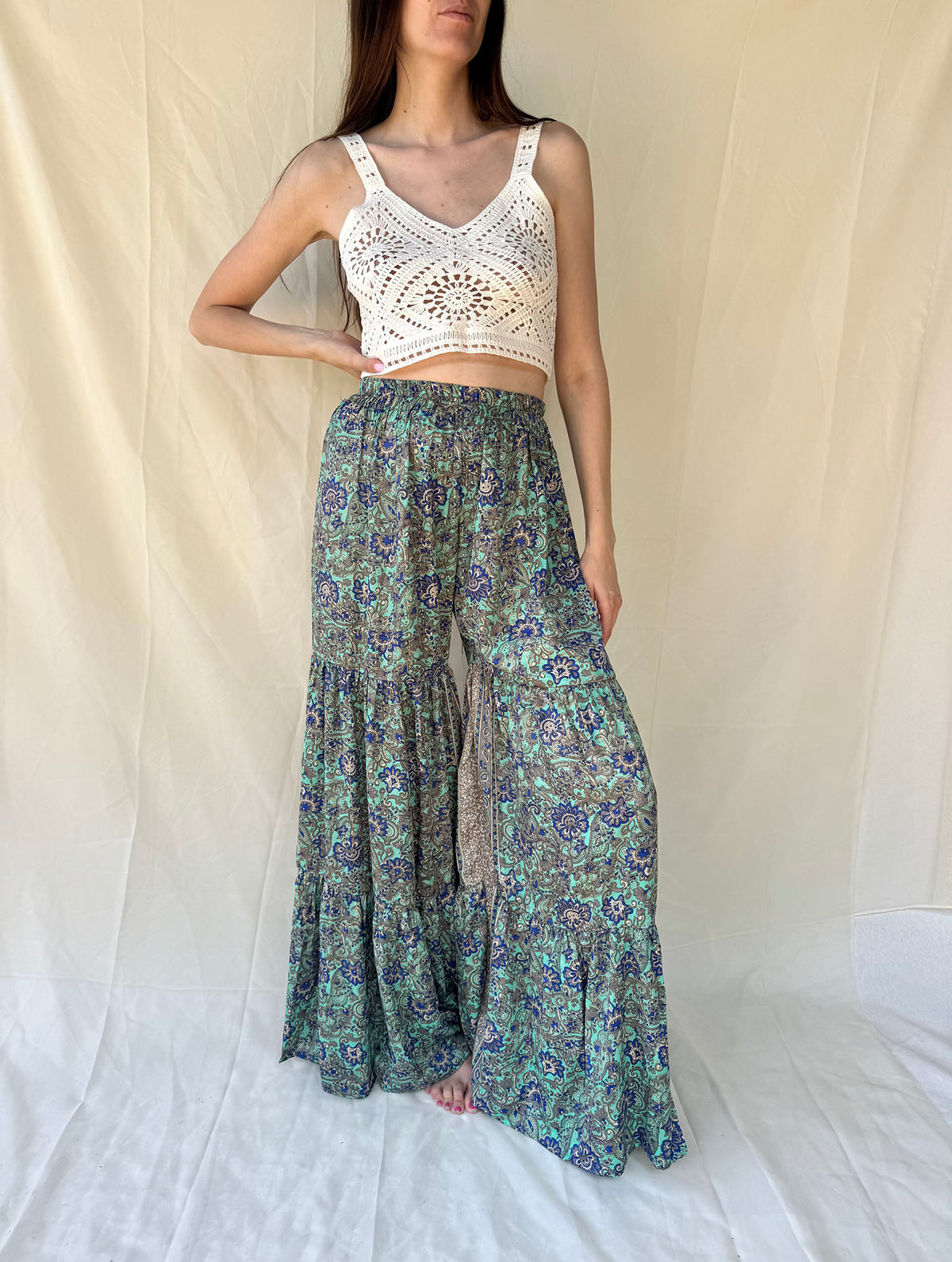 Silk Woodstock Pant n.10 - Bohemia Couture