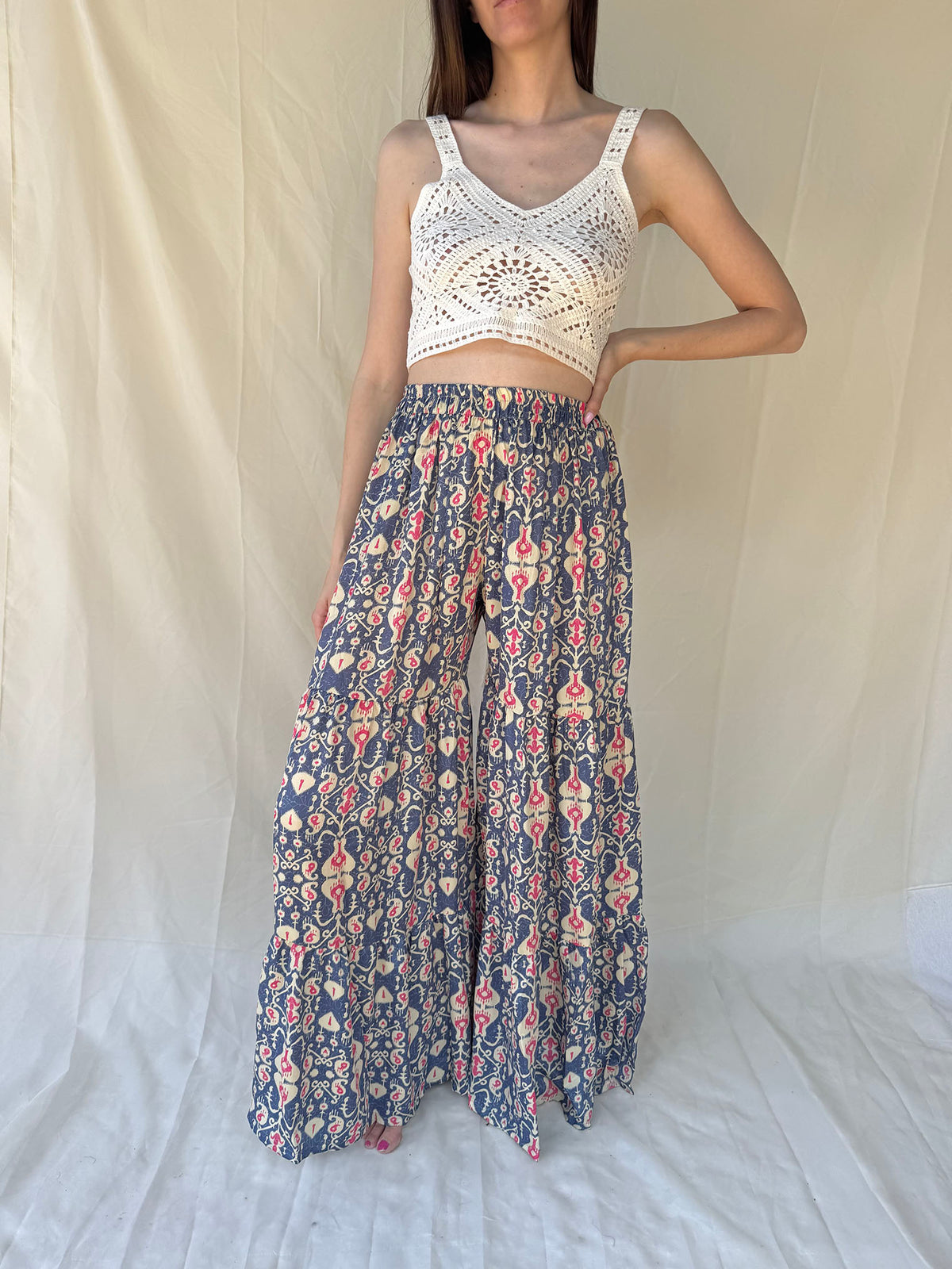 Silk Woodstock Pant n.11 - Bohemia Couture