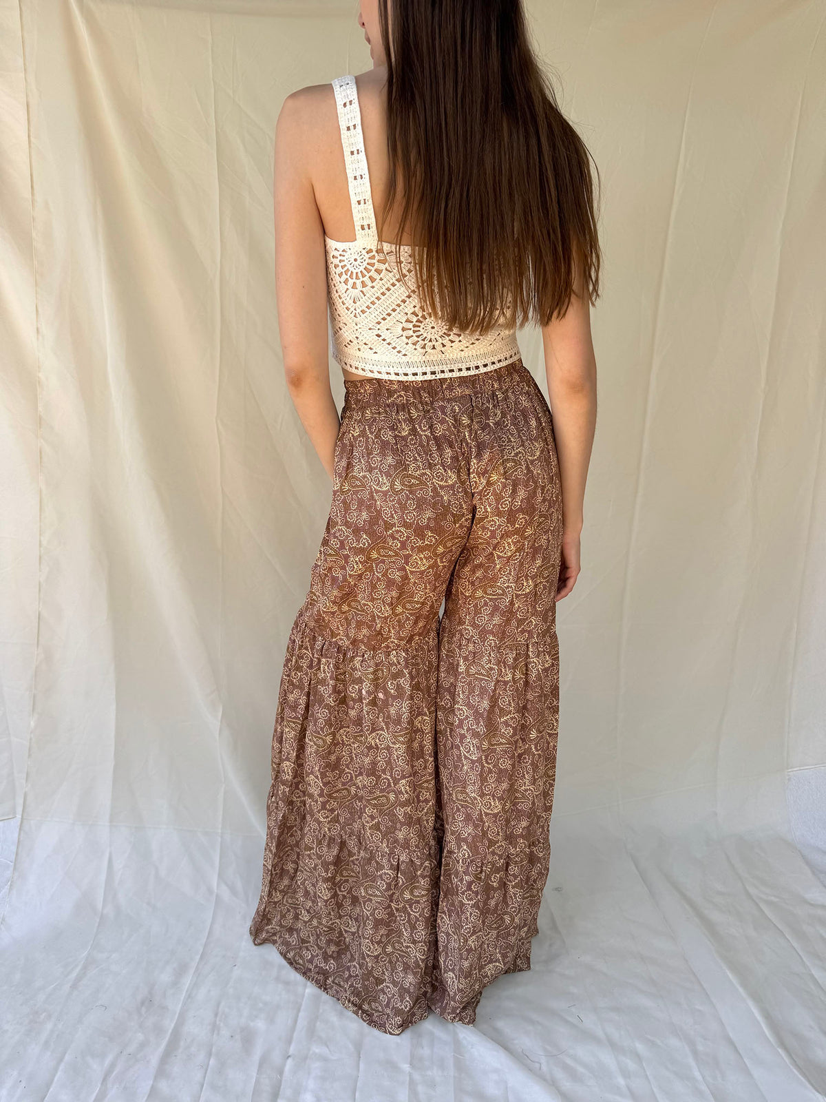Silk Woodstock Pant n.6 - Bohemia Couture