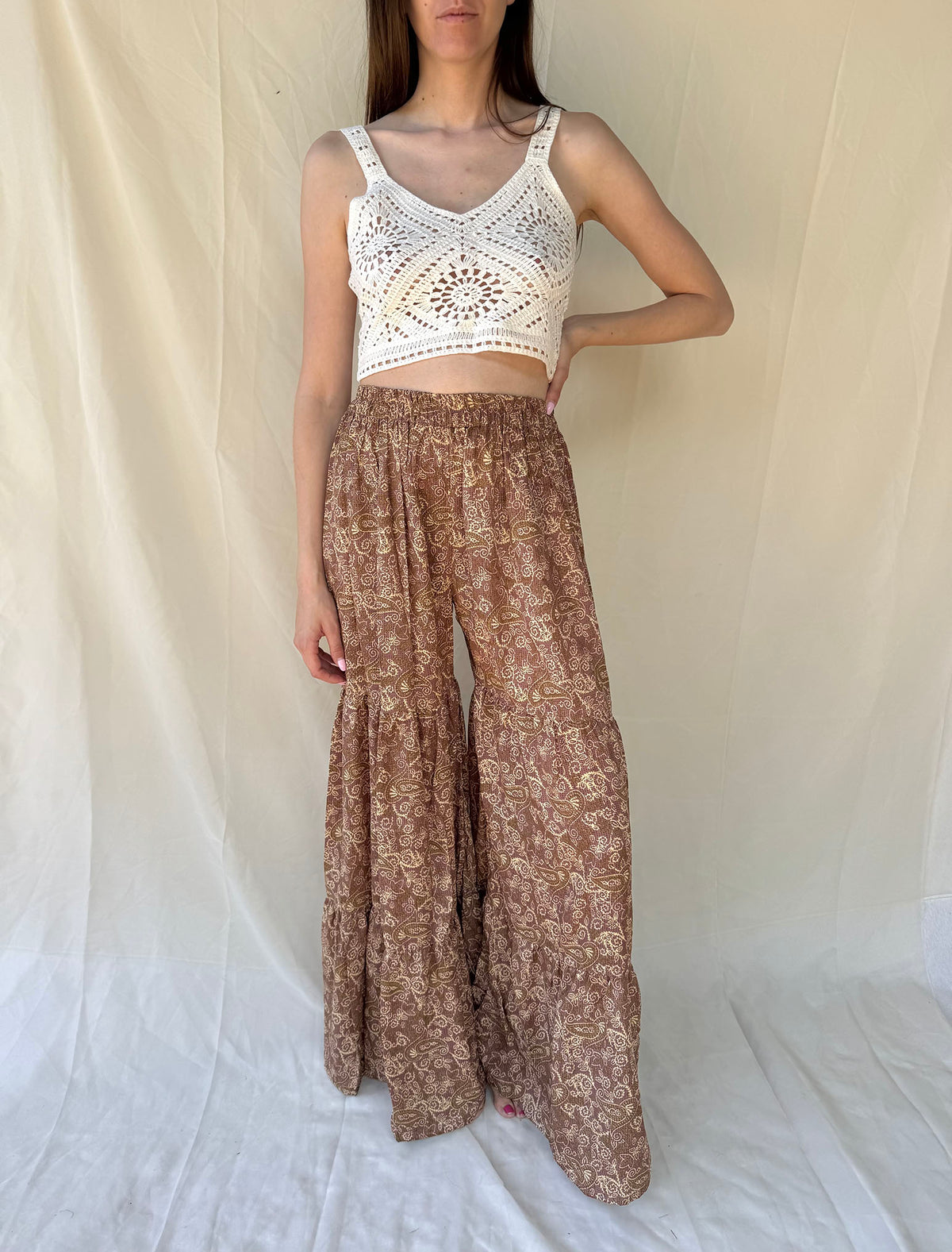 Silk Woodstock Pant n.6 - Bohemia Couture