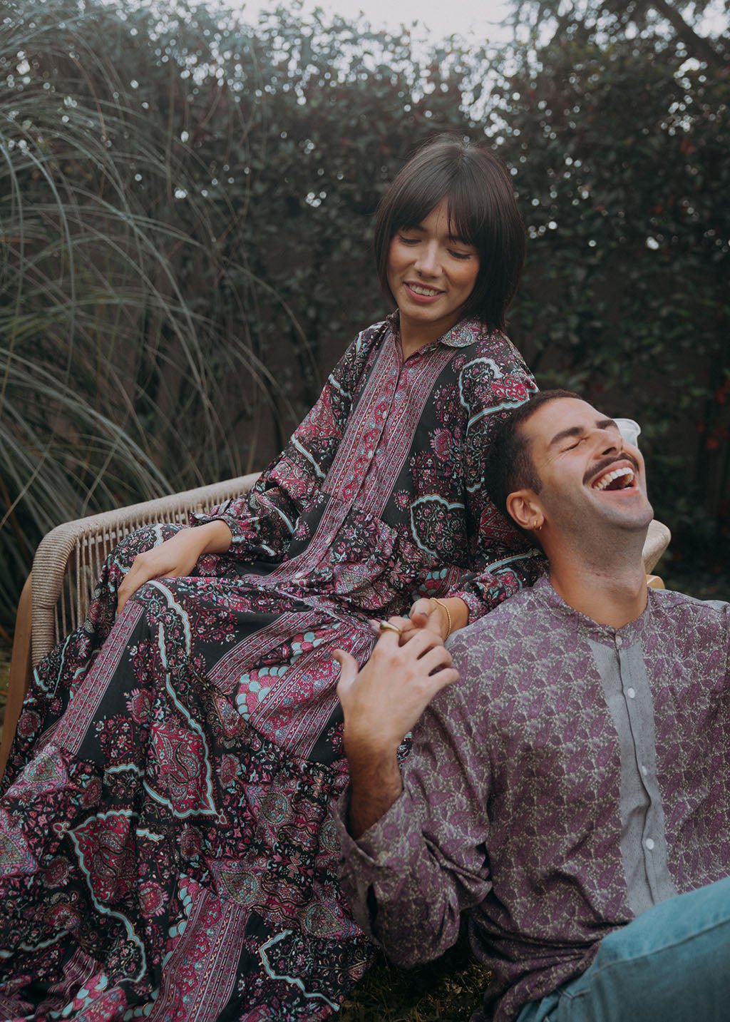 Silk St. Barth Long Dress n.12 - Bohemia Couture