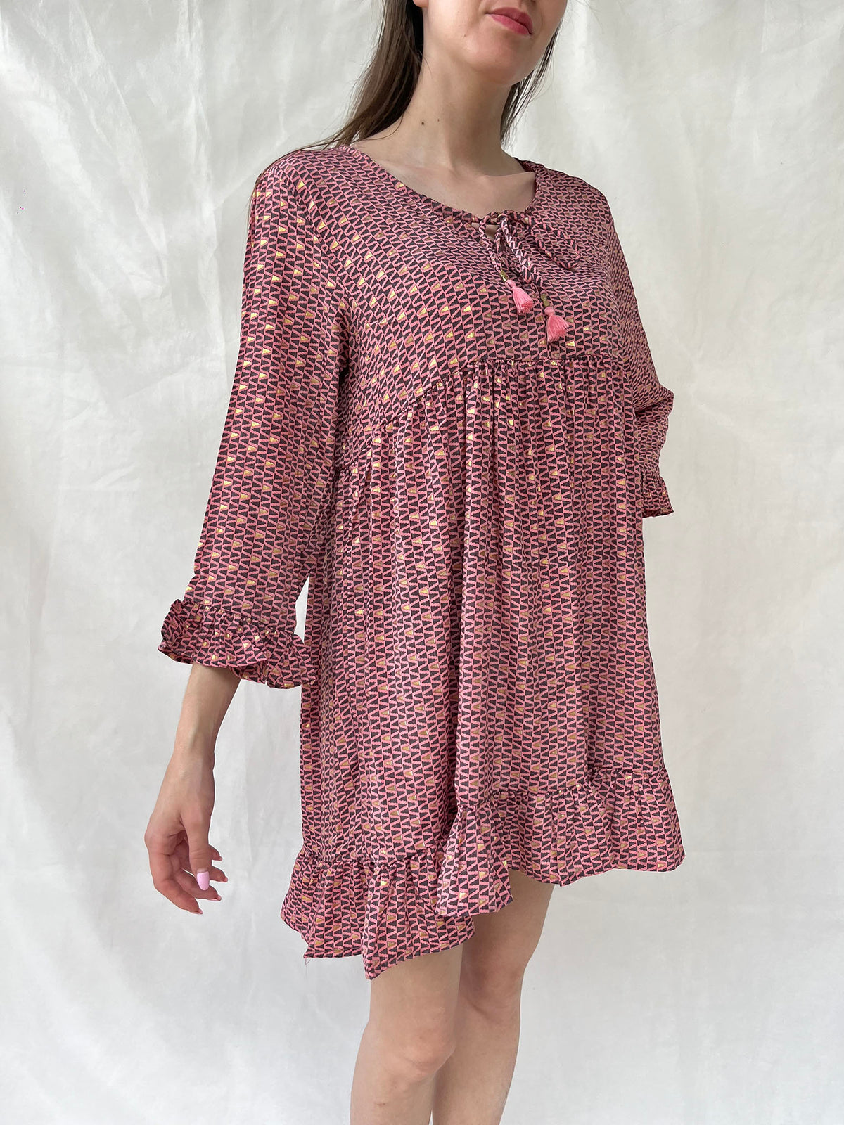 Silk Sunny Short Dress n.4 - Bohemia Couture