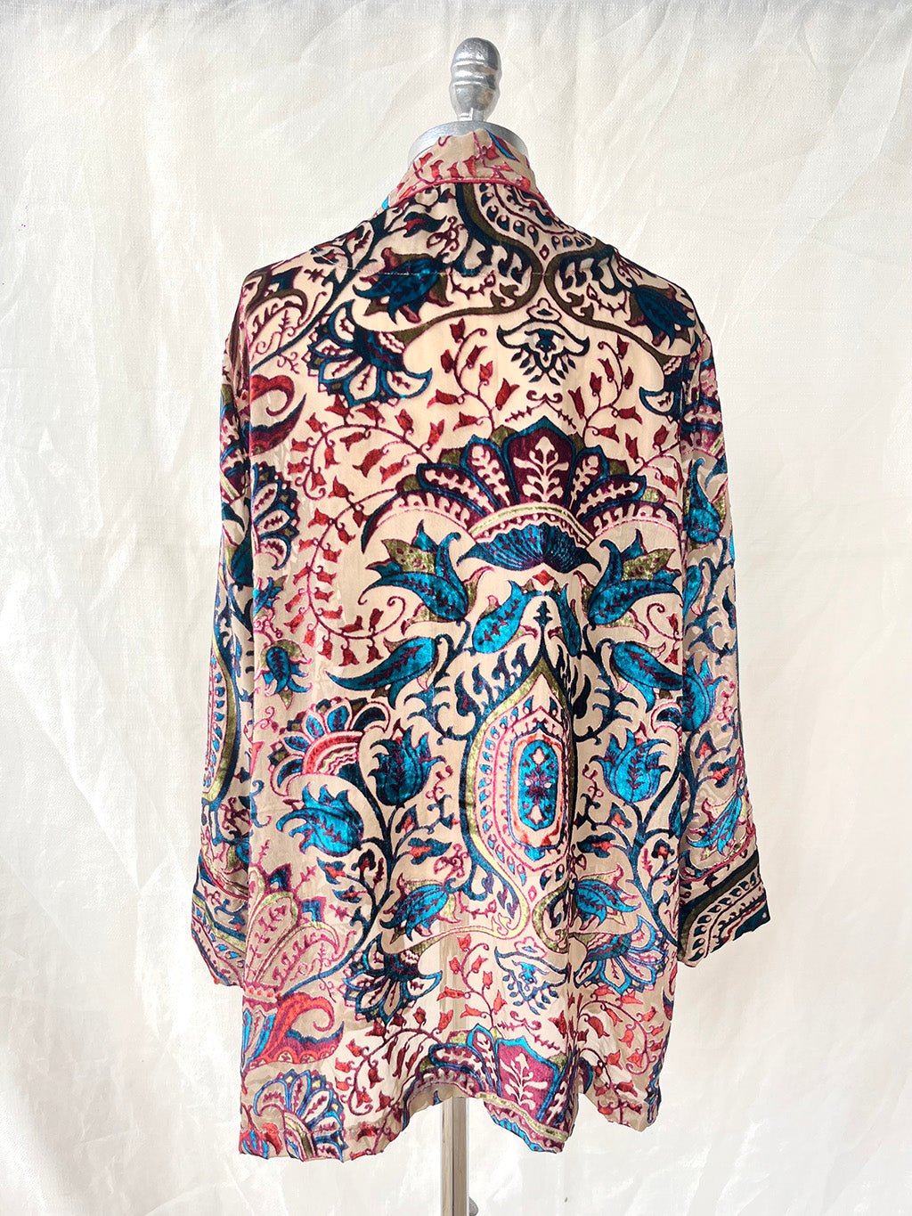 Velvet Short Cardigan - Champagne - Bohemia Couture
