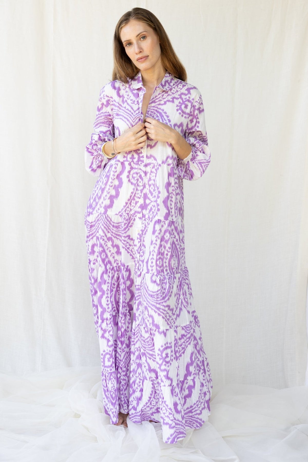 Cotton St. Barth Long Dress n.3 - Bohemia Couture