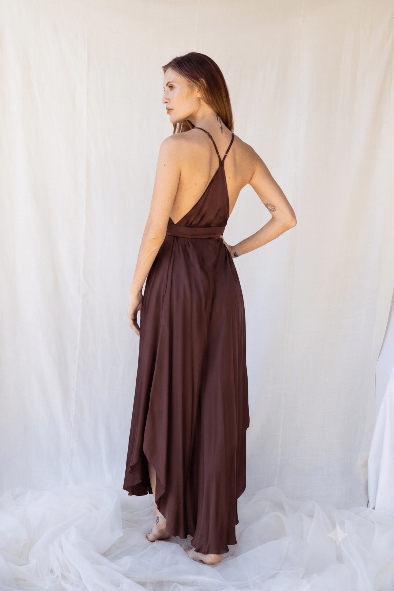 Mafalda Dress n.6 Cocoa - Bohemia Couture