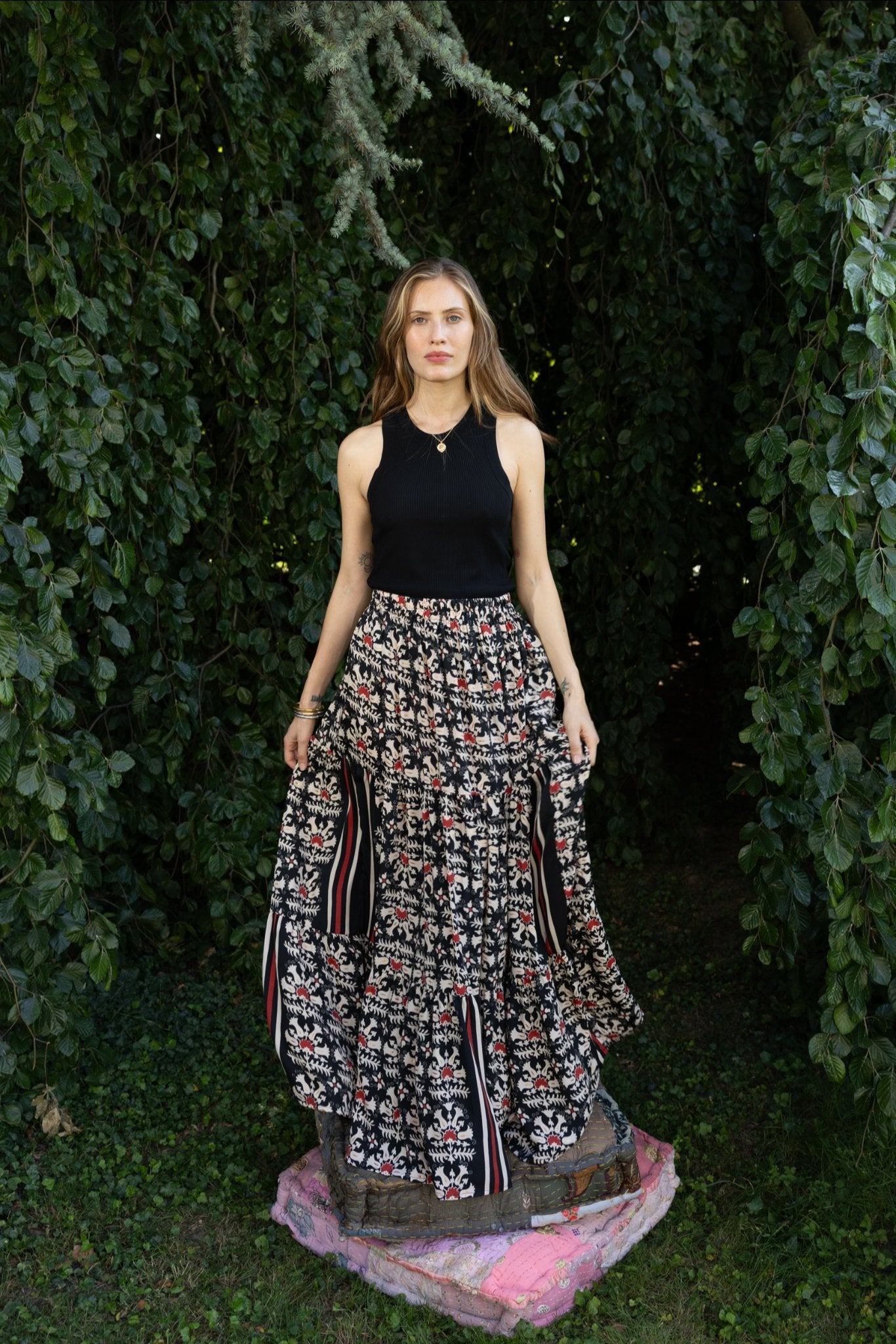 Silk Julia Skirt n.9 - Bohemia Couture