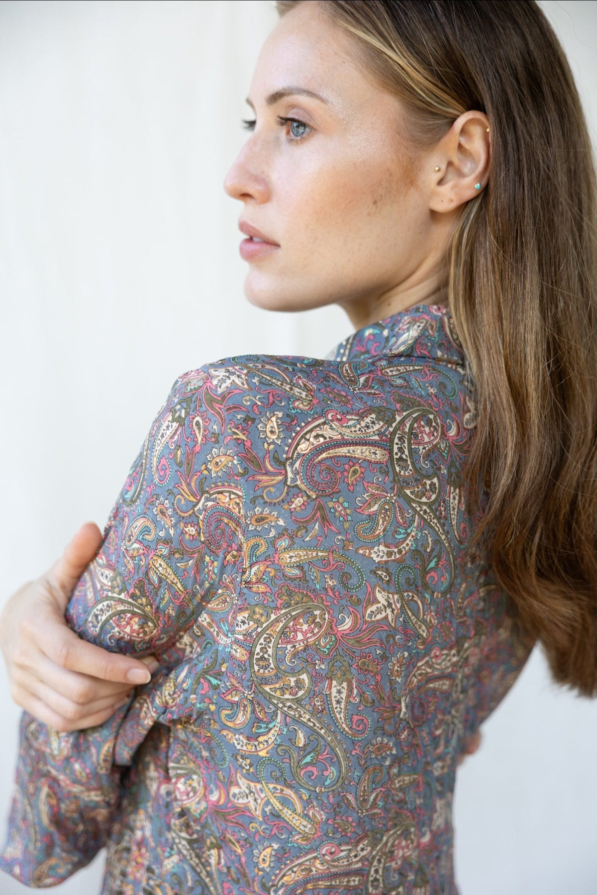 Silk St. Barth Long Dress n.15 - Bohemia Couture