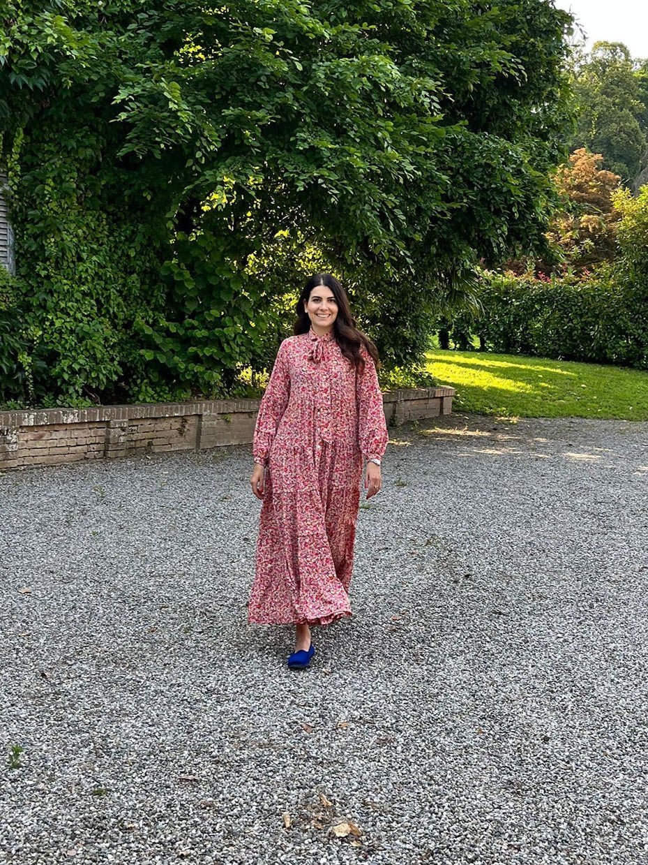 Come indossare un abito lungo in seta dal mare alla cena - Bohemia Couture