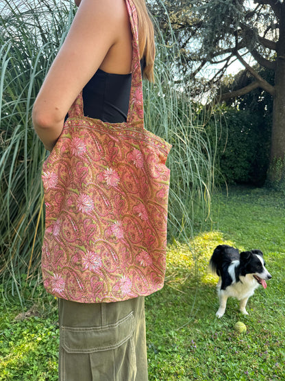 Vintage Silk Carry Bag n.33