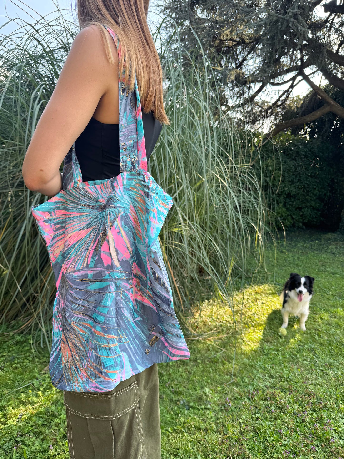 Vintage Silk Carry Bag n.35