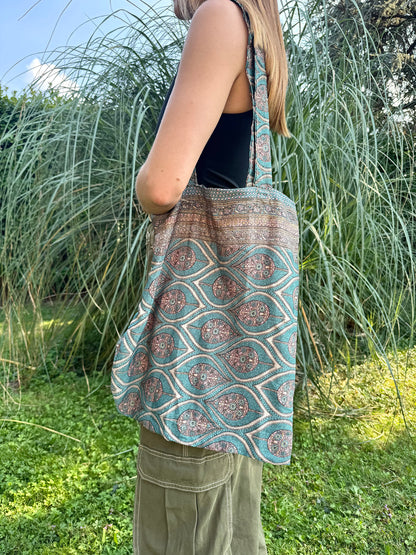 Vintage Silk Carry Bag n.37