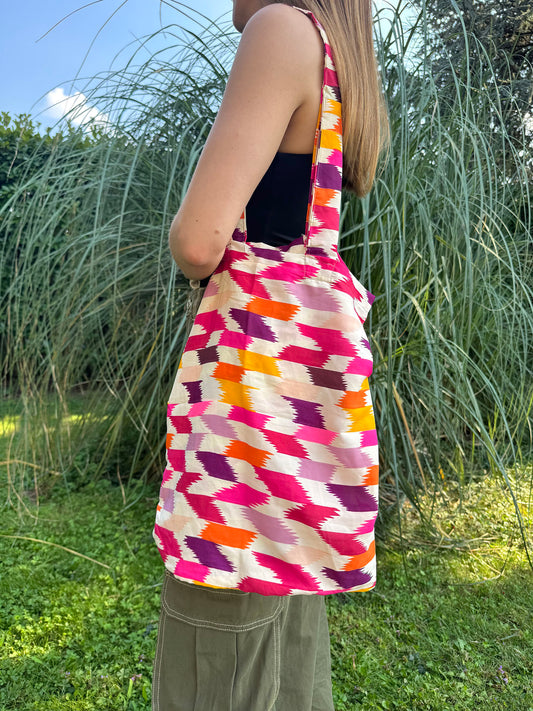 Vintage Silk Carry Bag n.38