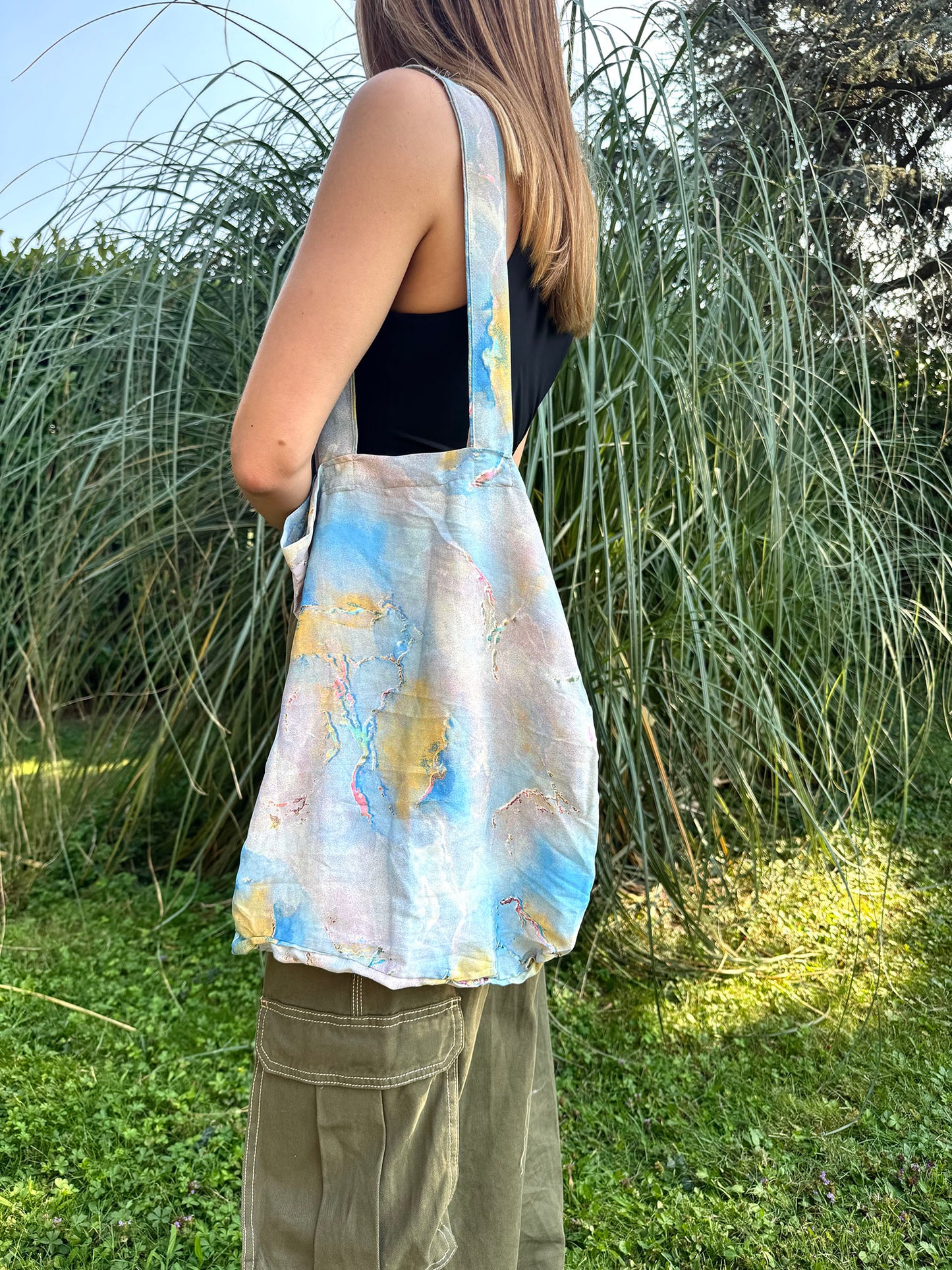 Vintage Silk Carry Bag n.41