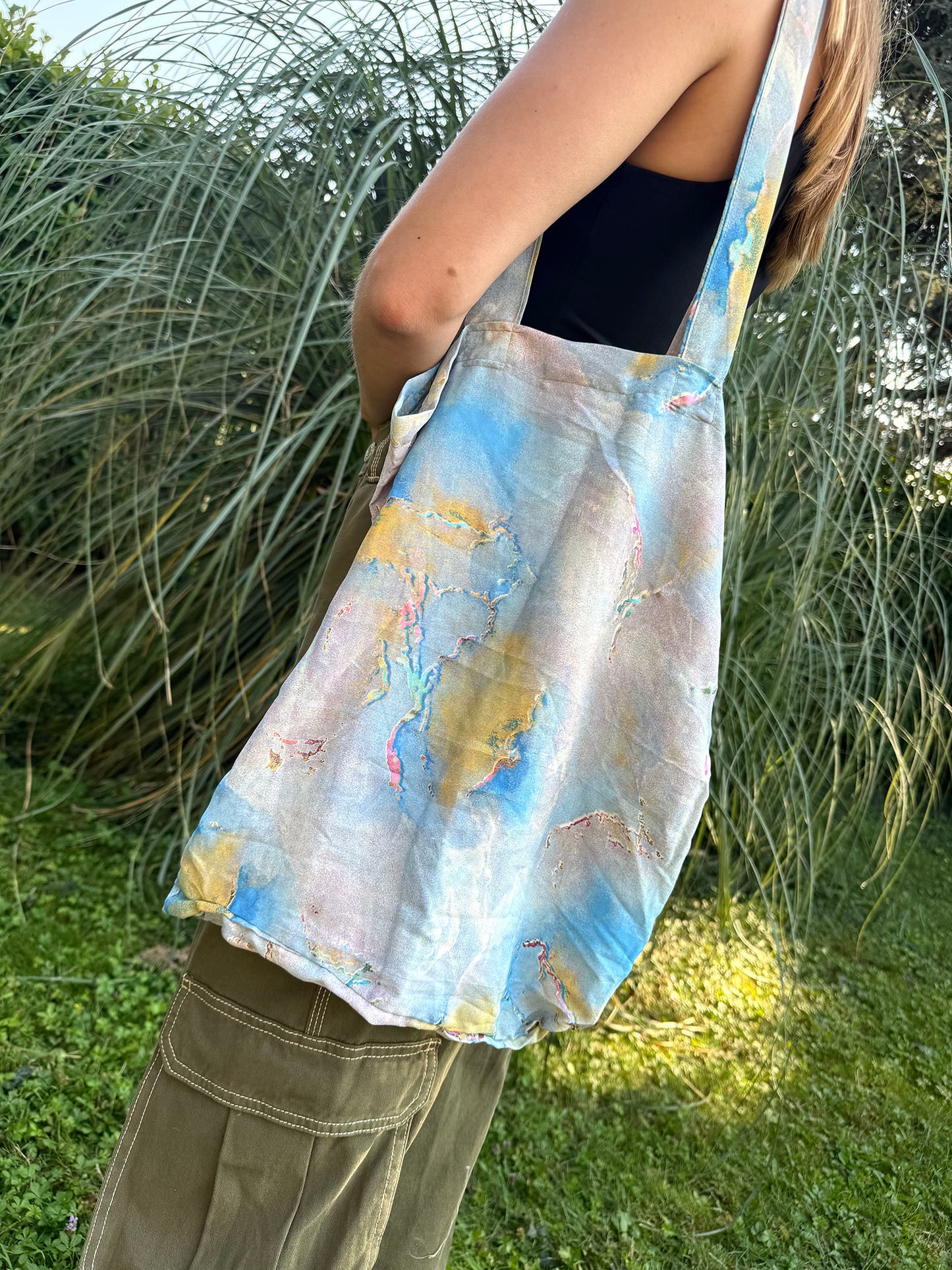 Vintage Silk Carry Bag n.41