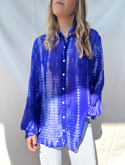 100% Modal Voile Tie Dye Shirt n.7