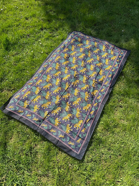 Cotton Pareo n.214 Black Safari