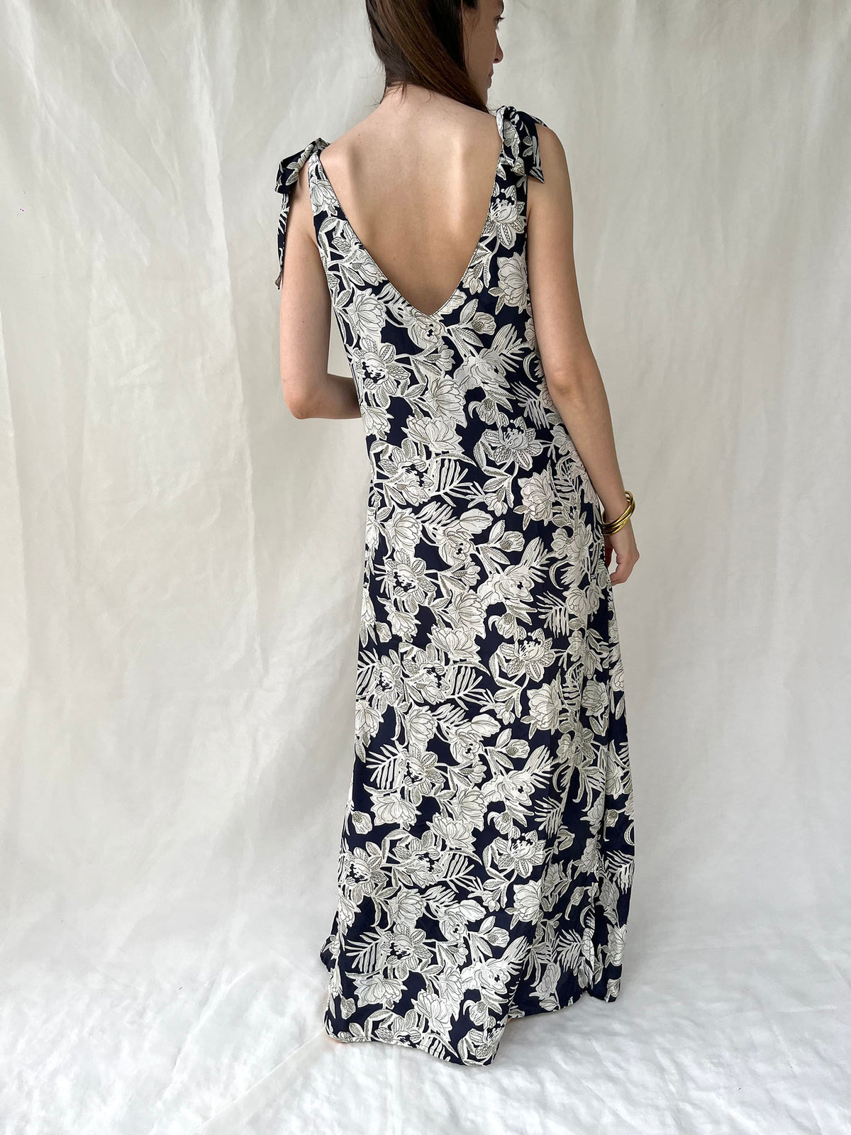 Silk Berry Long Dress n.5 - Bohemia Couture