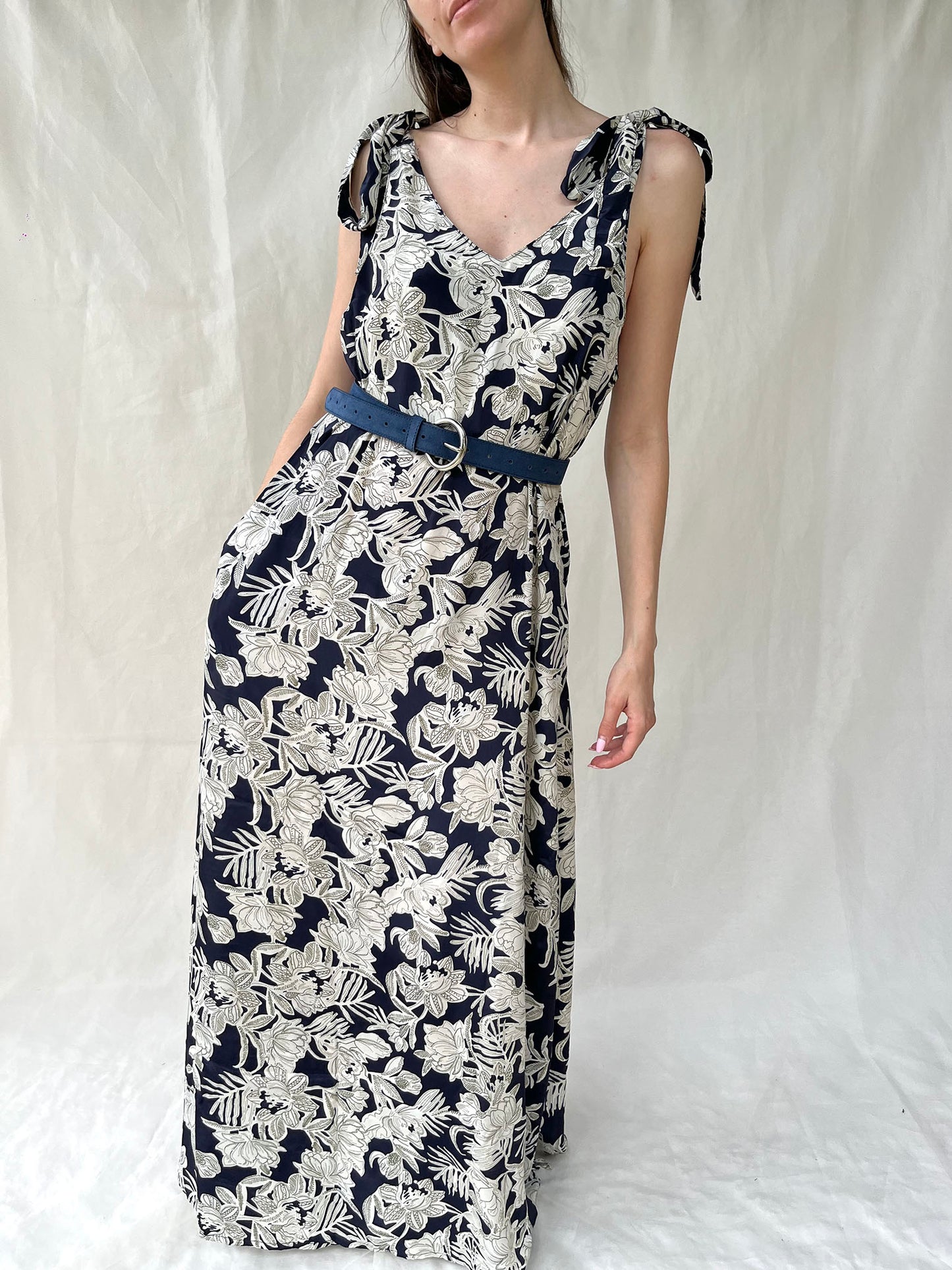 Silk Berry Long Dress n.5