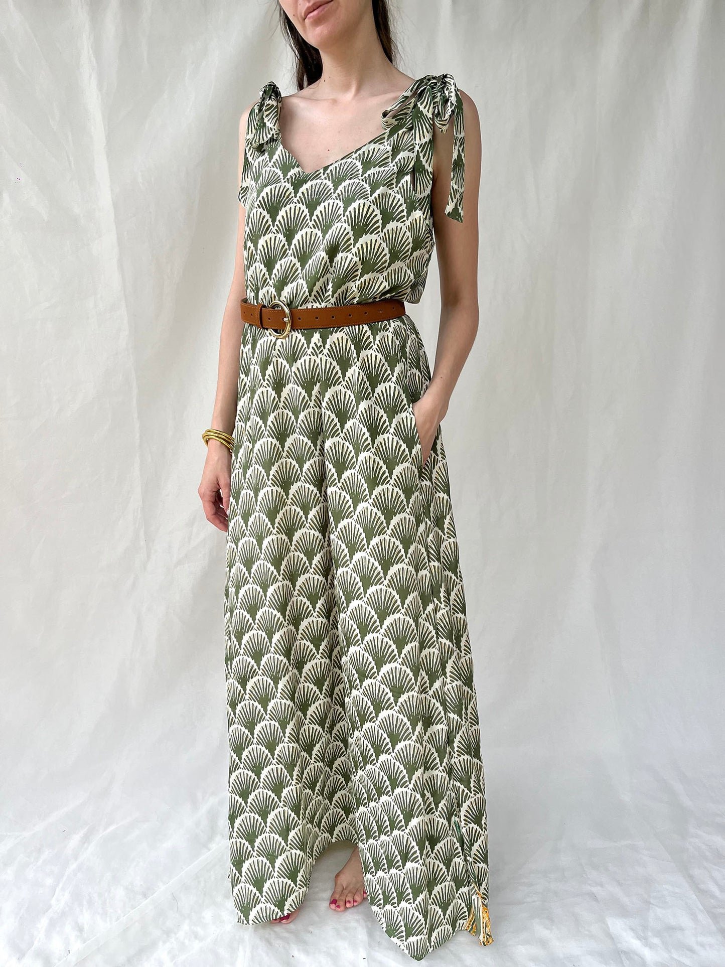 Silk Berry Long Dress n.3