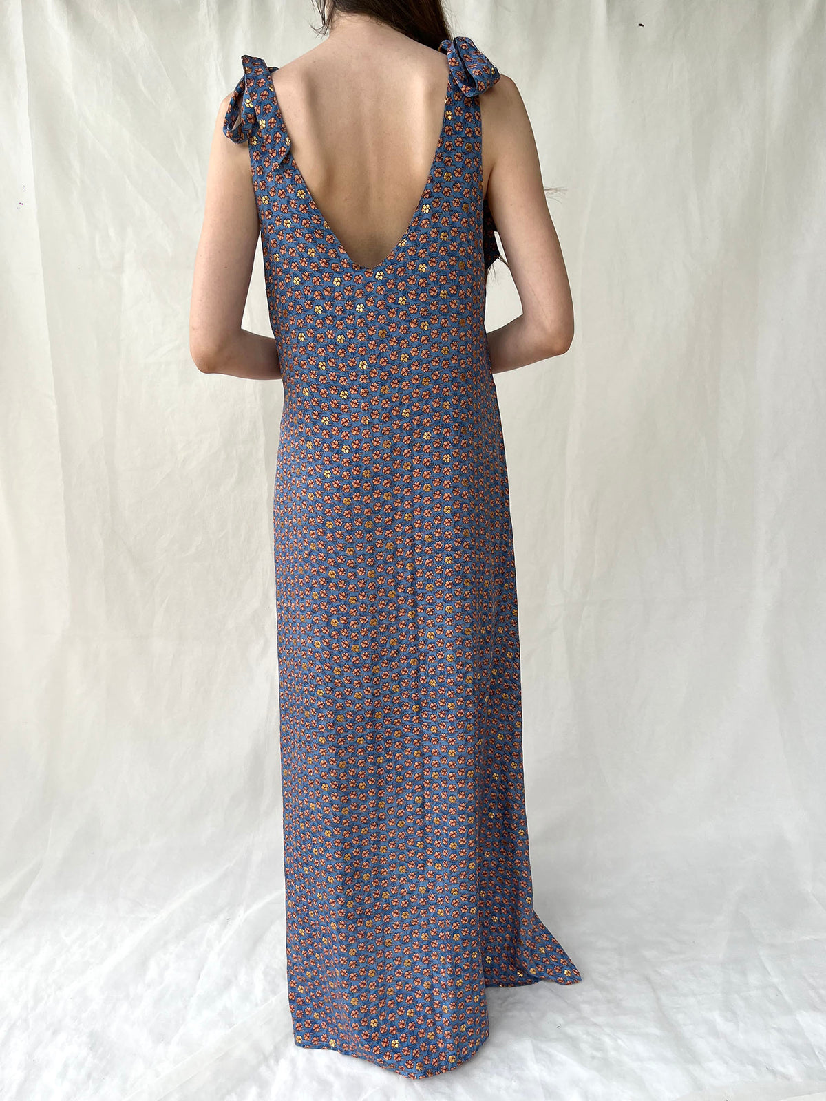 Silk Berry Long Dress n.4 - Bohemia Couture