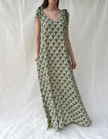 Silk Berry Long Dress n.3