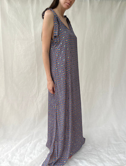 Silk Berry Long Dress n.4