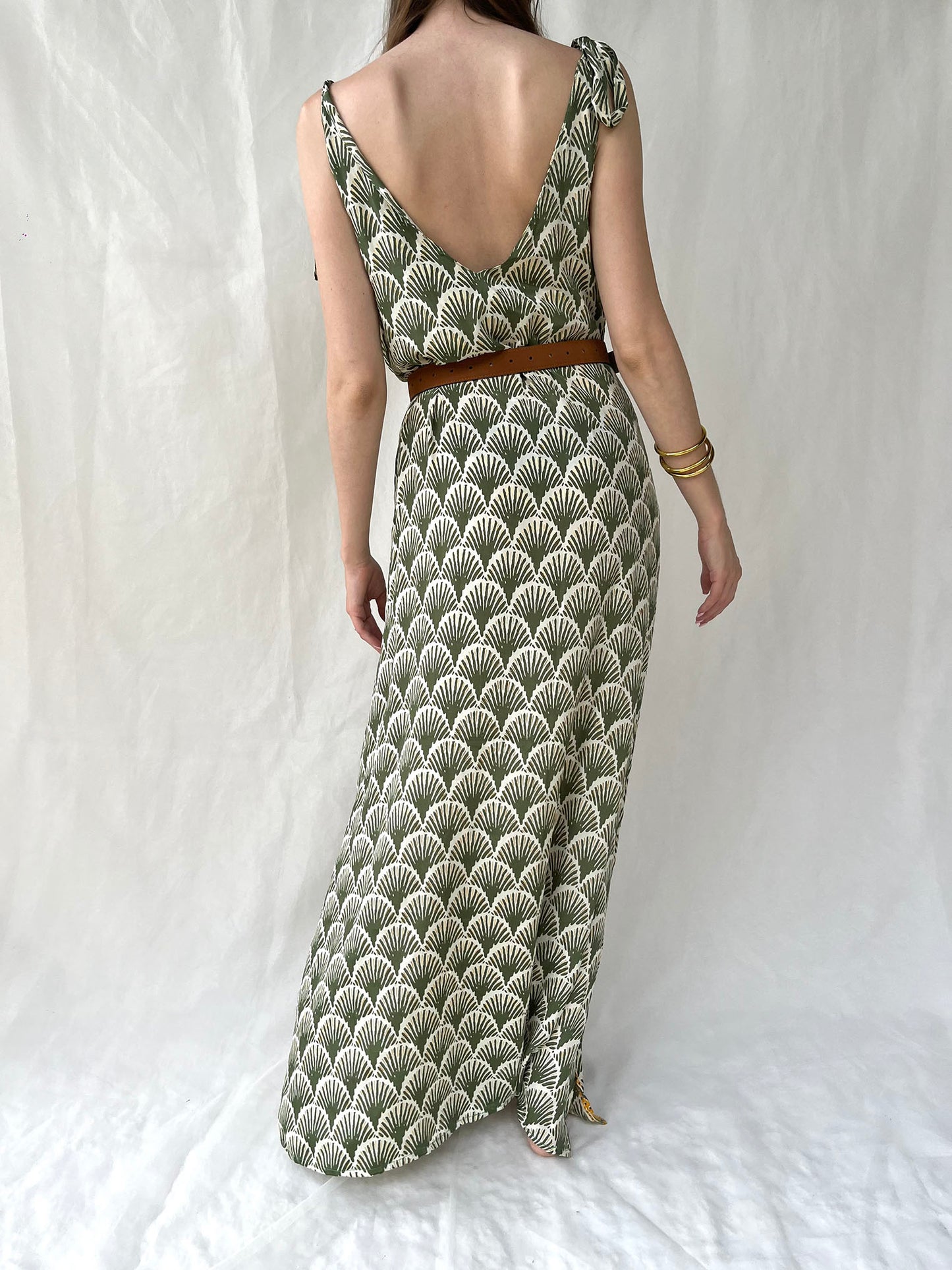 Silk Berry Long Dress n.3